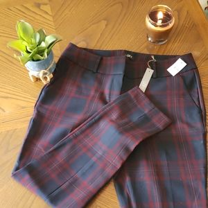 Ann Taylor LOFT plaid dress pants sz 8